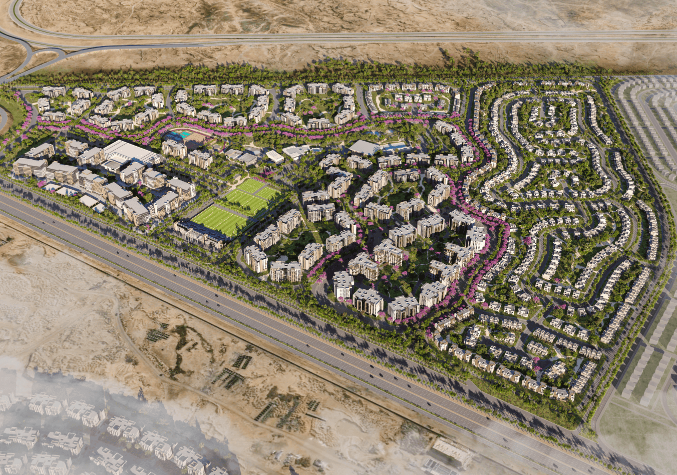 موقع زد إيست على خريطة التجمع السادس